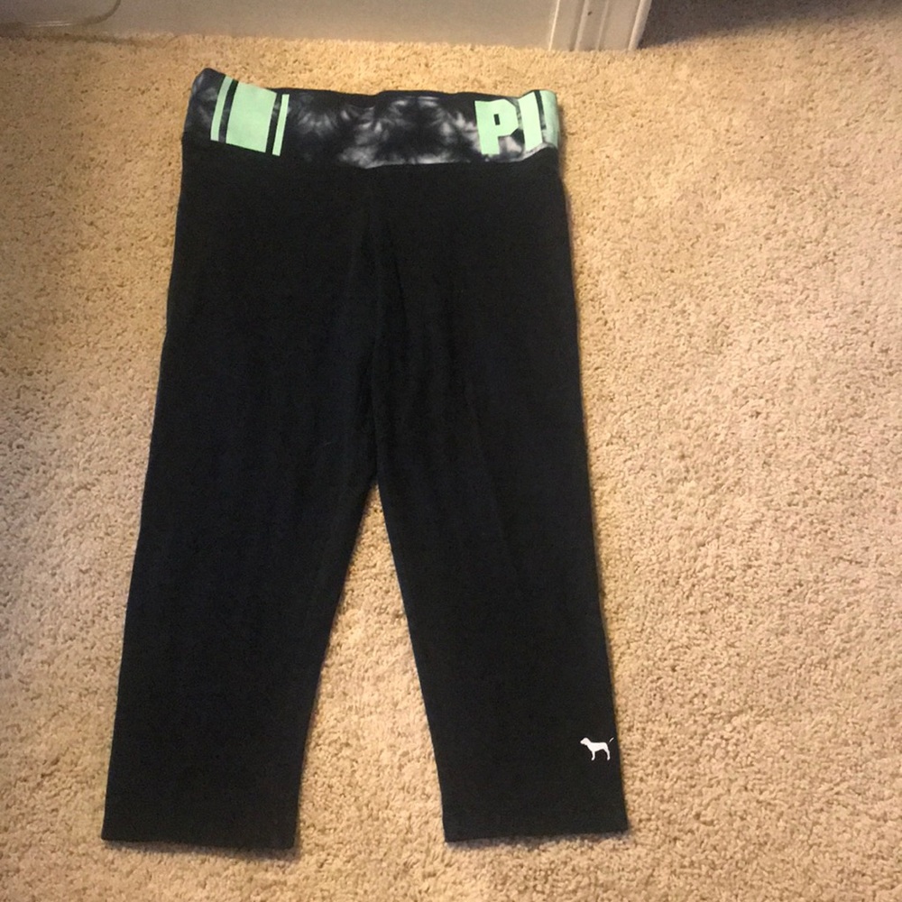 Pink legging capris